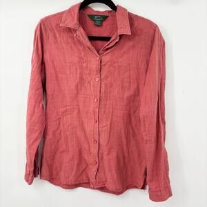 Woolrich Little‎ Oaks Button Down Top, Embroidered, 100% Cotton, Size M